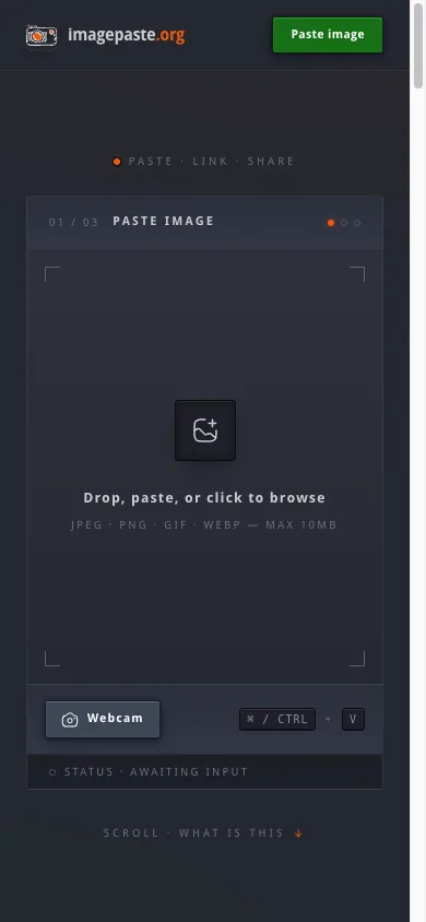 Tap to share an image from your phone (iOS and Android)